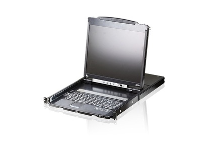 Miniatura produktu: ATEN Konsola CL5800N-ATA-AG PS/2-USB VGA Dual Rail 19", wsparcie USB