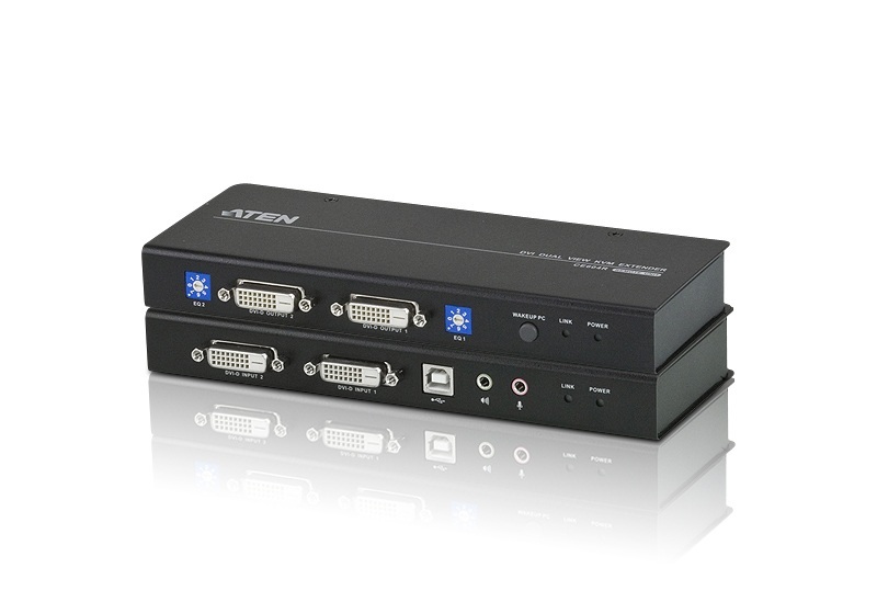 ATEN Extender KVM CE604-AT-G USB DVI Dual