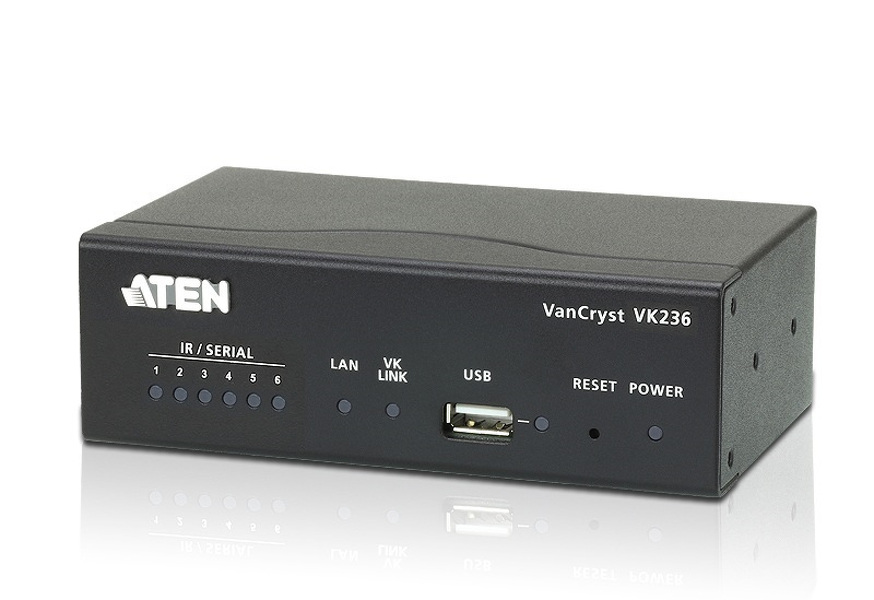 Zdjęcie produktu: ATEN Urządzenie rozszerzające VK236-AT-G 6-portowe IR/szeregowe
