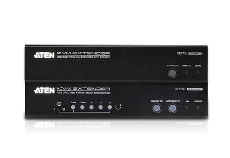 ATEN Extender KVM CE775-AT-G USB VGA Dual