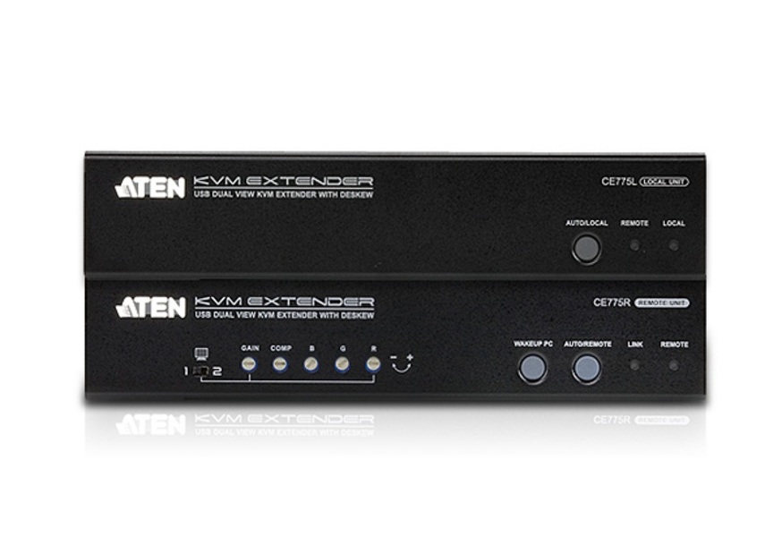 Zdjęcie produktu: ATEN Extender KVM CE775-AT-G USB VGA Dual
