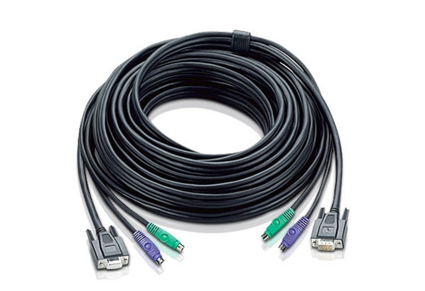 Zdjęcie produktu: ATEN kabel 2L-1005P 5M PS/2 KVM Zdjęcie produktu: ATEN kabel 2L-1005P 5M PS/2 KVM