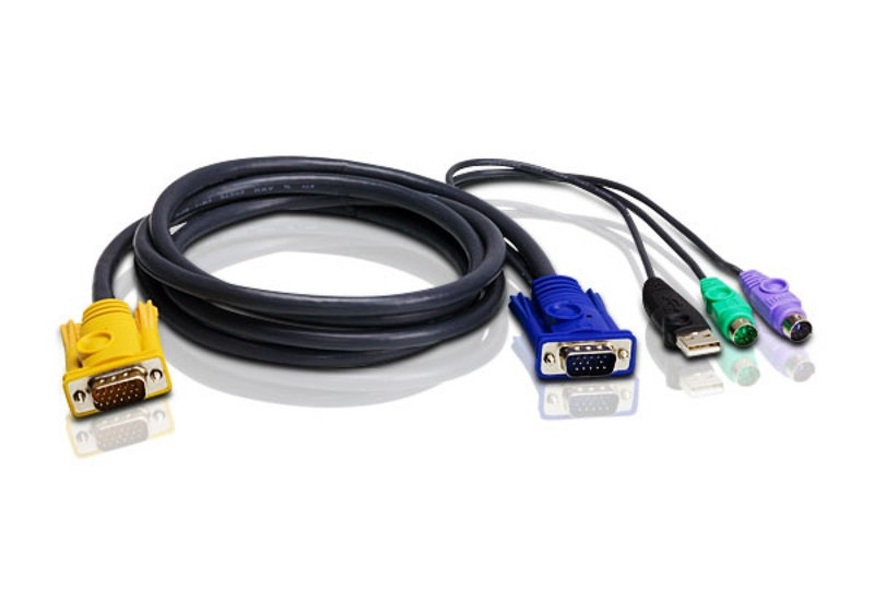 Zdjęcie produktu: ATEN kabel 2L-5301UP 1.2M PS/2-USB KVM