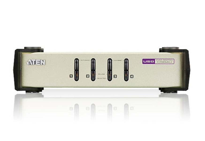 Zdjęcie produktu: ATEN KVM CS84U-AT 4-portowy PS/2-USB VGA