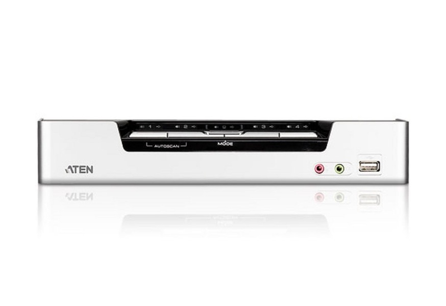 Zdjęcie produktu: ATEN Przełącznik KVM CS1794-AT-G 4-portowy