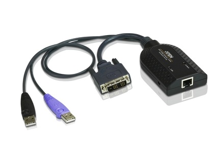 Miniatura produktu: ATEN Moduł KVM KA7166-AX USB DVI Virtual Media / Smart Card