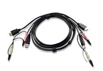 ATEN kabel 2L-7D02UH 1.8M USB HDMI KVM z Audio