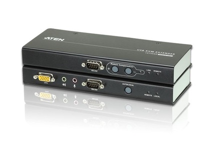 Miniatura produktu: ATEN Extender KVM CE750A-AT-G USB VGA/Audio Kat 5 (1280 x 1024@200m) Miniatura produktu: ATEN Extender KVM CE750A-AT-G USB VGA/Audio Kat 5 (1280 x 1024@200m)