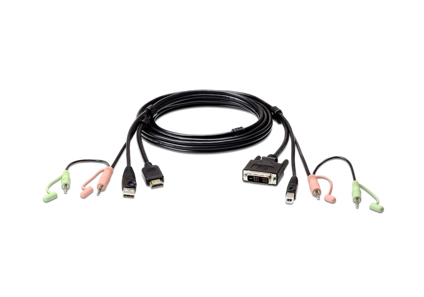 Zdjęcie produktu: ATEN kabel 2L-7D02DH 1.8M USB HDMI-DVI-D KVM