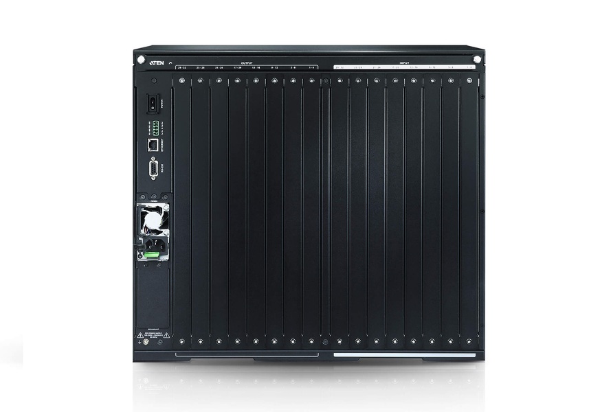 Zdjęcie produktu: ATEN Przełącznik matrycowy VM3200-AT-G 32x32 modularny Zdjęcie produktu: ATEN Przełącznik matrycowy VM3200-AT-G 32x32 modularny