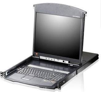 Miniatura produktu: ATEN Konsola KVM over IP KL1516AIM-AXA-AG 1-lokalny/zdalny dostęp, 16-portowa Kat 5 Dual Rail 17" LCD z portem Daisy-Chain Miniatura produktu: ATEN Konsola KVM over IP KL1516AIM-AXA-AG 1-lokalny/zdalny dostęp, 16-portowa Kat 5 Dual Rail 17" LCD z portem Daisy-Chain