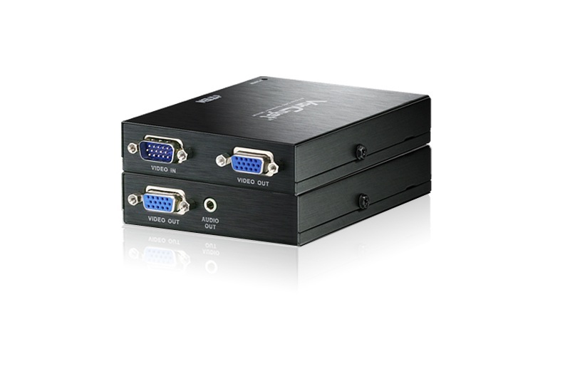 ATEN Extender video VE170-AT-G VGA/Audio Kat 5 (1024 x 768@300m)