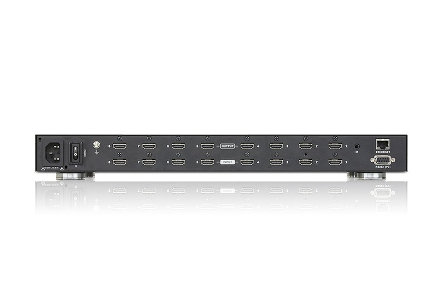 Zdjęcie produktu: ATEN Przełącznik matrycowy ze skalerem VM5808H-AT-G 8x8 HDMI