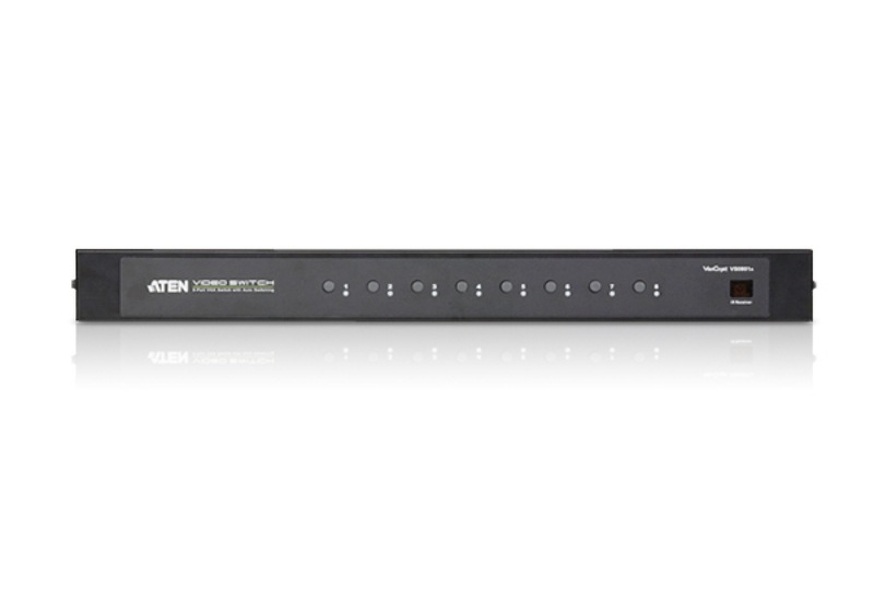 Zdjęcie produktu: ATEN Przełącznik VGA/Audio VS0801A-AT-G 8-portowy z Auto Switching