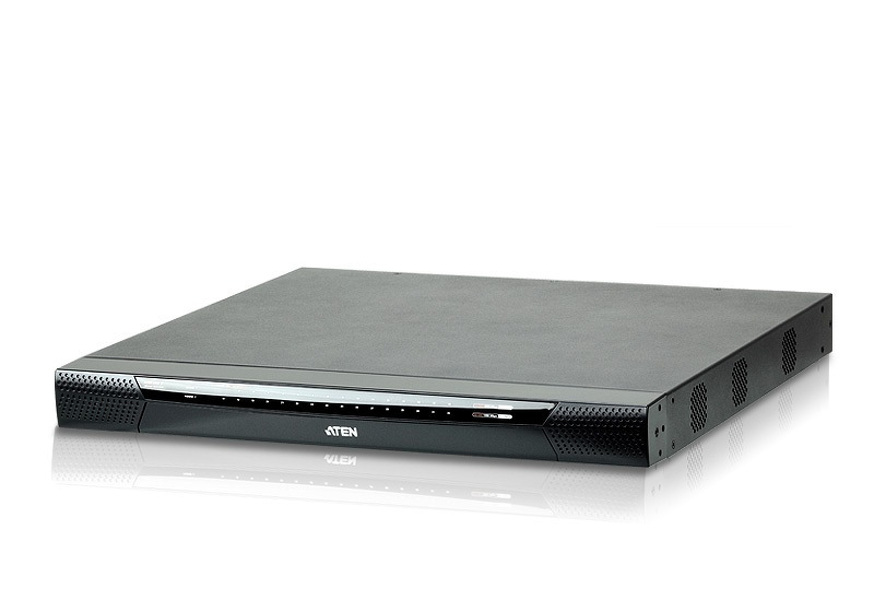Zdjęcie produktu: ATEN Przełącznik KVM over IP KN4132VA-AX-G 1-lokalny/4-zdalne dostępy 32-portowy Kat 5 z Virtual Media