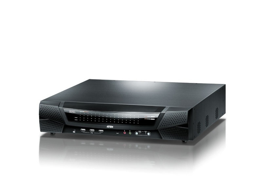 Zdjęcie produktu: ATEN Przełącznik KVM over IP KN4164V-AX-G 1-lokalny/4-zdalne dostępy 64-portowy Kat 5 z Virtual Media Zdjęcie produktu: ATEN Przełącznik KVM over IP KN4164V-AX-G 1-lokalny/4-zdalne dostępy 64-portowy Kat 5 z Virtual Media