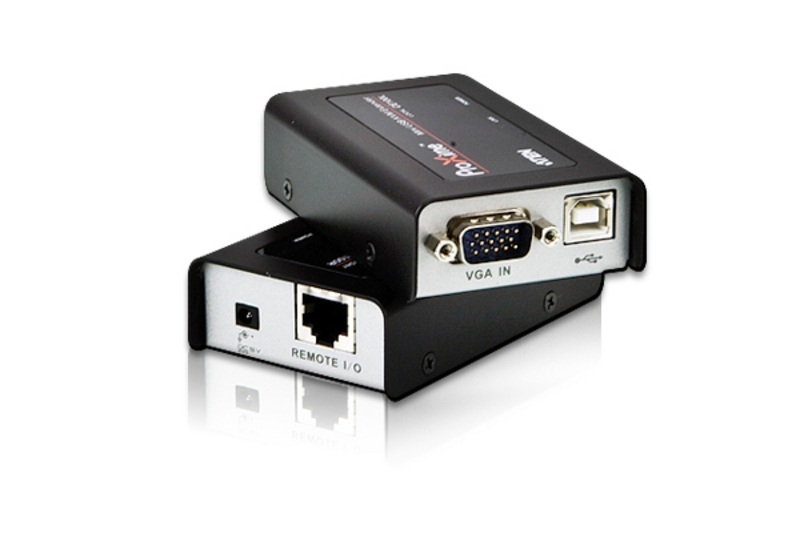 ATEN mini Extender KVM CE100-A7-G USB VGA