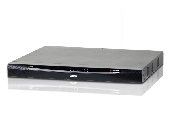 ATEN Przełącznik KVM over IP KN2124VA-AX-G 1-lokalny/2-zdalne dostępy 24-portowy Kat 5 z Virtual Media ATEN Przełącznik KVM over IP KN2124VA-AX-G 1-lokalny/2-zdalne dostępy 24-portowy Kat 5 z Virtual Media