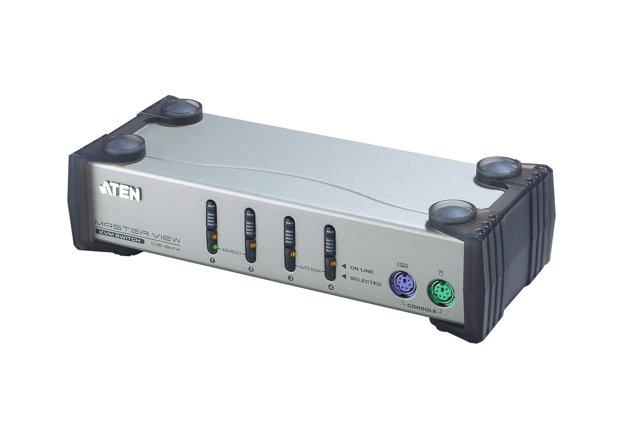 ATEN Przełącznik KVM CS84AC-AT 4-portowy PS/2 VGA ATEN Przełącznik KVM CS84AC-AT 4-portowy PS/2 VGA