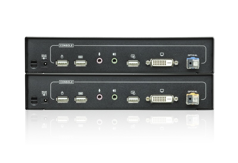 ATEN Extender optyczny KVM CE680-AT-G USB DV
