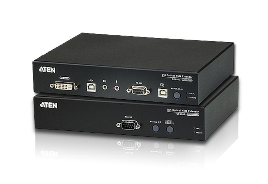Zdjęcie produktu: ATEN Extender optyczny KVM CE680-AT-G USB DV