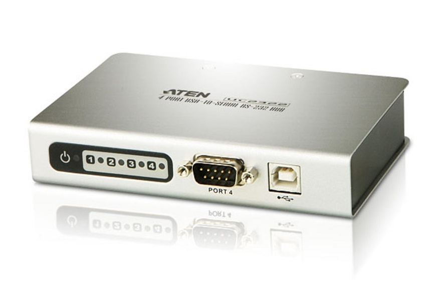 Zdjęcie produktu: ATEN Hub UC2324-AT 4-portowy USB - RS232