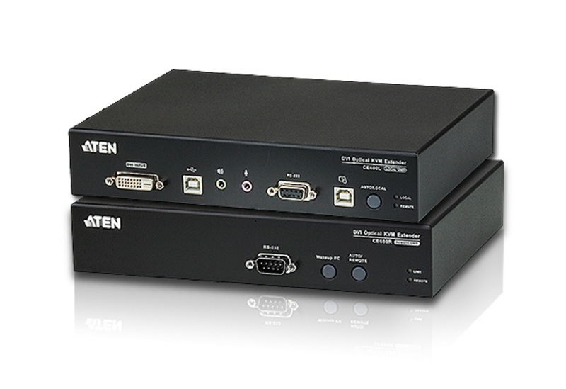 ATEN Extender optyczny KVM CE690-AT-G USB DV