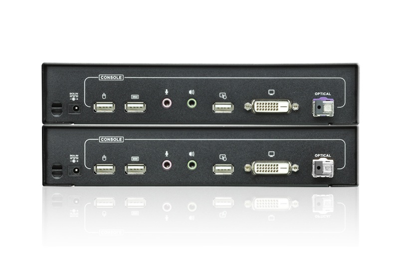 ATEN Extender optyczny KVM CE690-AT-G USB DV