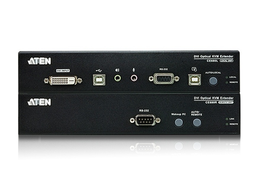Zdjęcie produktu: ATEN Extender optyczny KVM CE690-AT-G USB DV