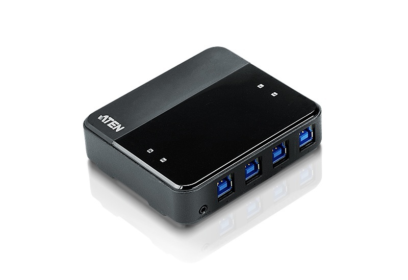 ATEN US434-AT 4-portowy USB 3.1 Gen1 współdzielenie urządzeń peryferyjnych ATEN US434-AT 4-portowy USB 3.1 Gen1 współdzielenie urządzeń peryferyjnych