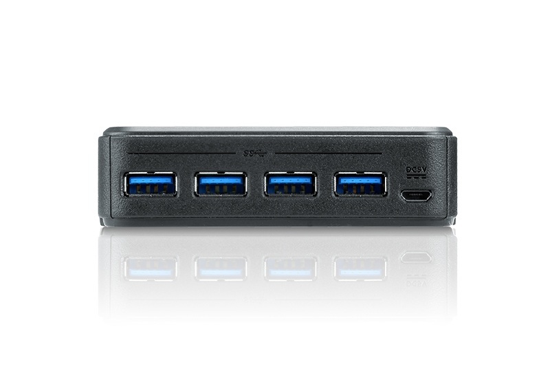 ATEN US434-AT 4-portowy USB 3.1 Gen1 współdzielenie urządzeń peryferyjnych ATEN US434-AT 4-portowy USB 3.1 Gen1 współdzielenie urządzeń peryferyjnych