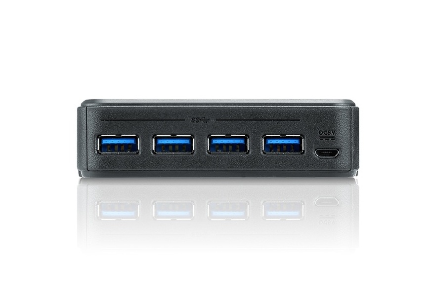 Zdjęcie produktu: ATEN US434-AT 4-portowy USB 3.1 Gen1 współdzielenie urządzeń peryferyjnych Zdjęcie produktu: ATEN US434-AT 4-portowy USB 3.1 Gen1 współdzielenie urządzeń peryferyjnych