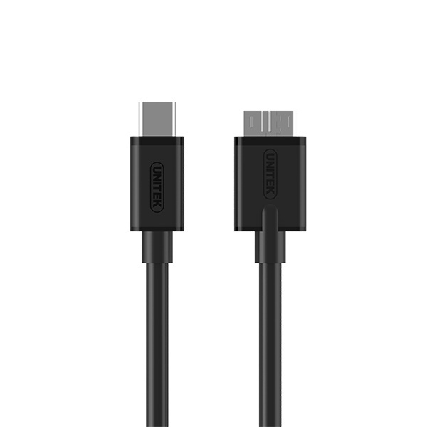 Unitek Przewód USB Typ-C do microUSB 3.0 1m (Y-C475BK)
