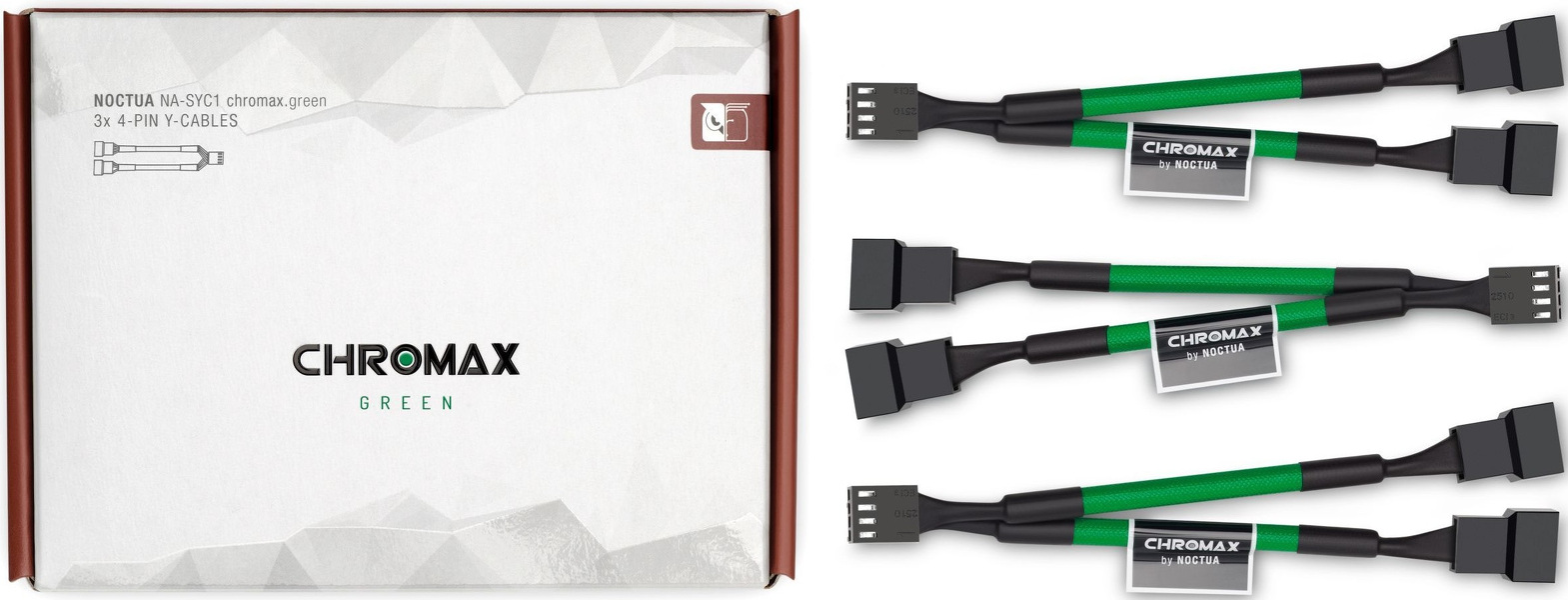 Zdjęcie produktu: Noctua NA SYC1.green 4-Pin PWM 3 szt