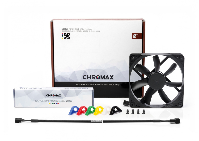 Zdjęcie produktu: Noctua NF-S12A PWM chromax.black.swap