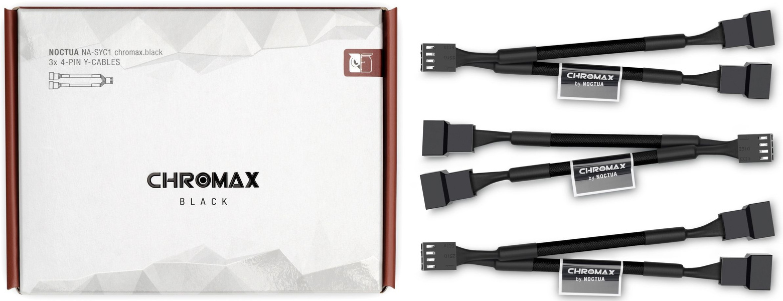 Zdjęcie produktu: Noctua NA-SYC1 chromax.black 4-Pin PWM 3szt