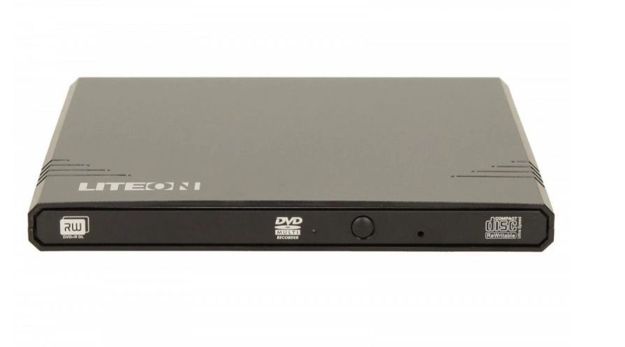 LiteOn nagrywarka zewnętrzna eBAU108-L11 USB Slim Czarna