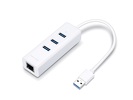 Miniatura zdjęcia: TP-Link UE330 USB 3.0 to Gigabit ethernet RJ45 10/100/1000Mbps + HUB USB 3.0