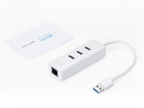 Miniatura zdjęcia: TP-Link UE330 USB 3.0 to Gigabit ethernet RJ45 10/100/1000Mbps + HUB USB 3.0