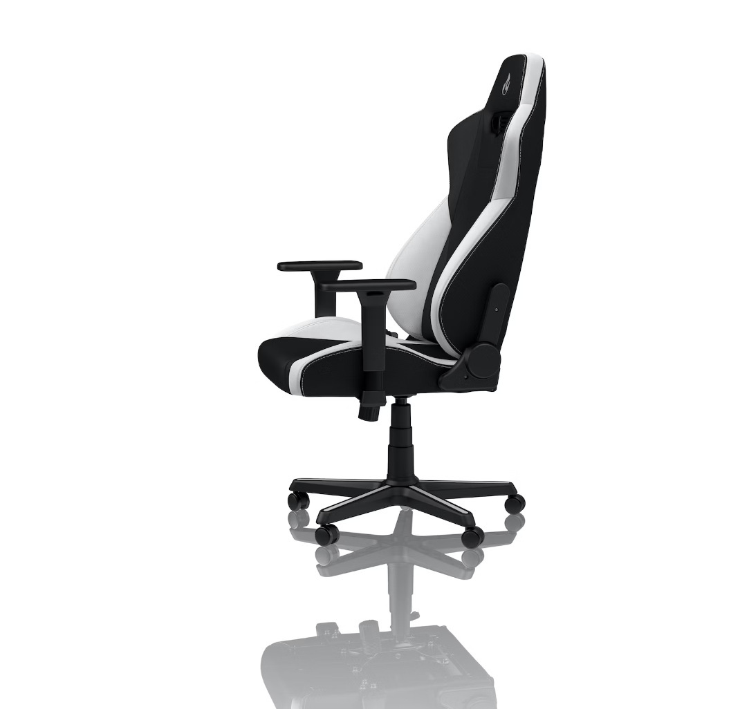 Fotel gamingowy Nitro Concepts S300 Radiant White, Czarno-biały Fotel gamingowy Nitro Concepts S300 Radiant White, Czarno-biały