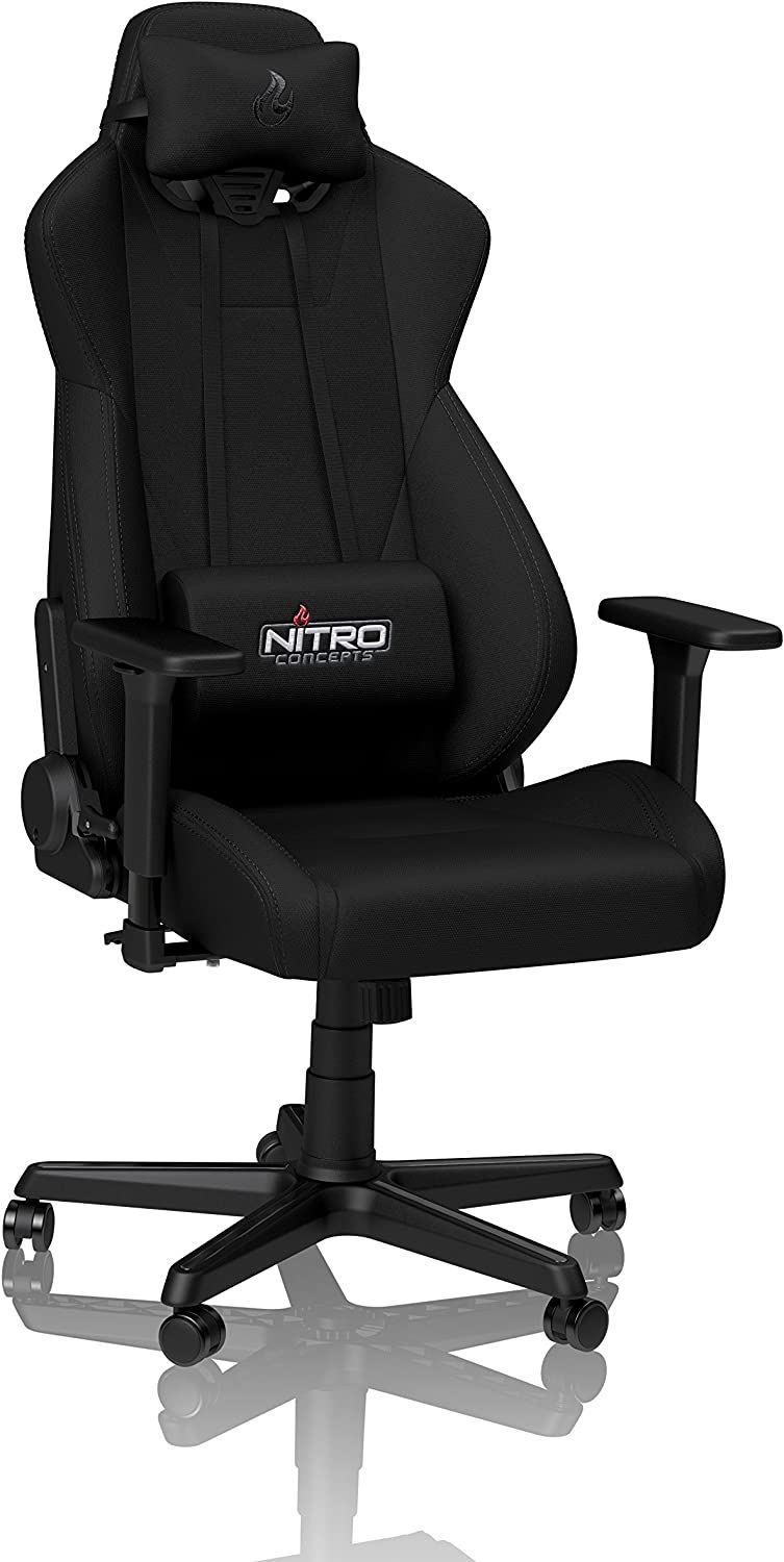 Fotel gamingowy Nitro Concepts S300 Stealth Black, Czarny