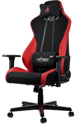 Miniatura produktu: Fotel gamingowy Nitro Concepts S300 Inferno Red, Czarno-czerwony