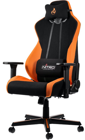 Miniatura produktu: Fotel gamingowy Nitro Concepts S300 Horizon Orange, Czarno-pomarańczowy