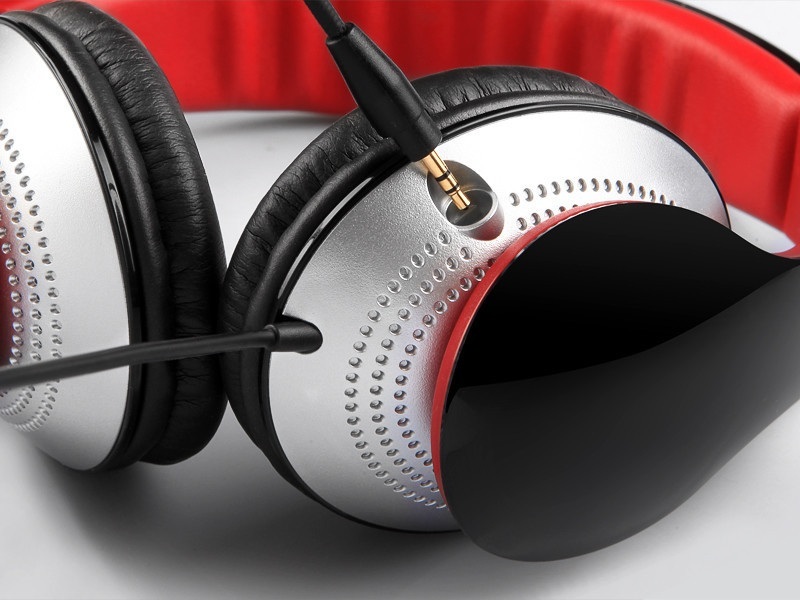 Słuchawki Edifier K830 black / red