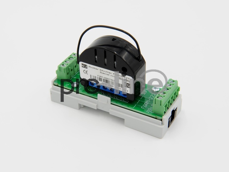 Zdjęcie produktu: EUTONOMY EUFIX R222 ADAPTER DIN DLA FIBARO ROLLER SHUTTER FGR-222, Z PRZYCISKAMI