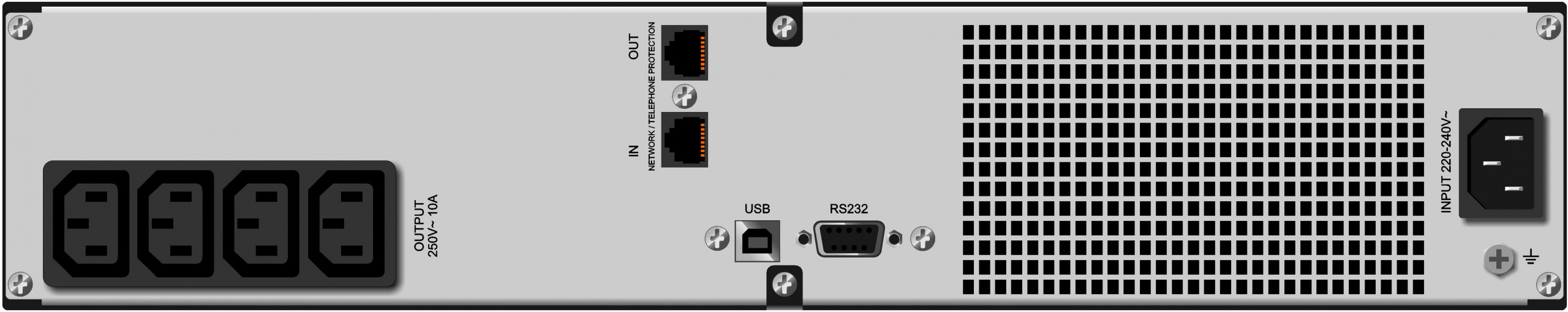 Zdjęcie produktu: UPS PowerWalker 1000VA 4X IEC OUT RACK 19