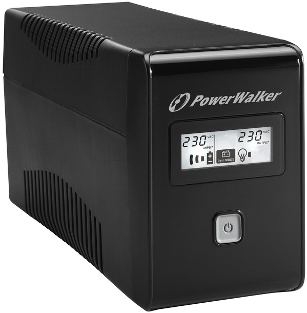 Zdjęcie produktu: UPS PowerWalker 850VA VI850LCD-SCHUKO