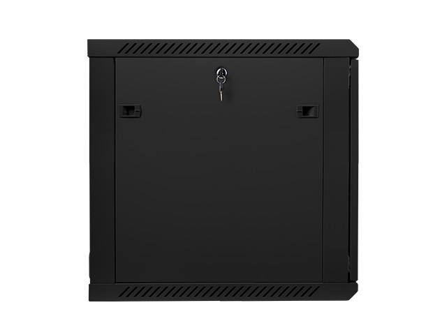 Szafa instalacyjna Rack wisząca 19" 12U 600X600 czarna Flat pack V2 (WF01-6612-10B) Lanberg