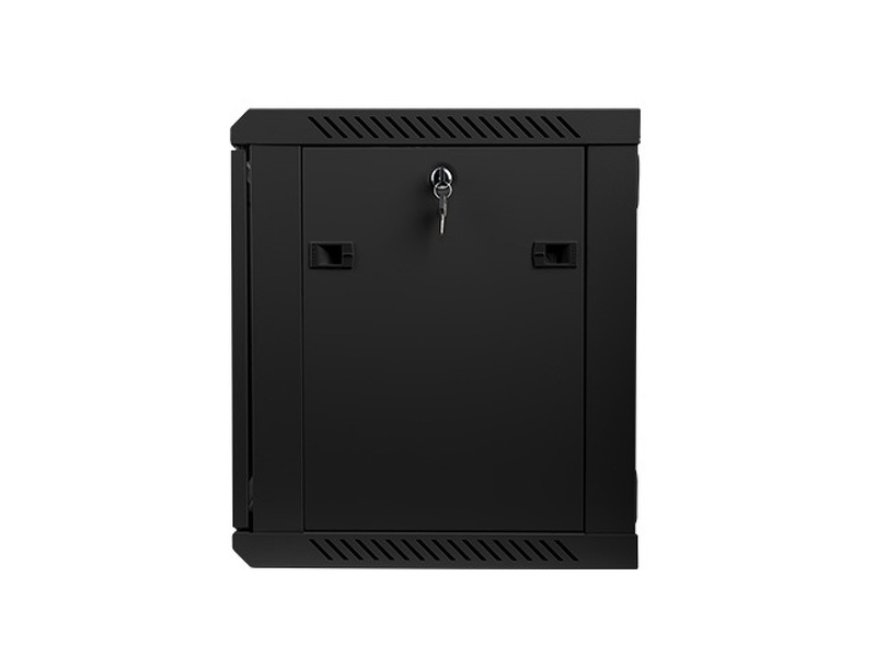 Zdjęcie produktu: Szafa instalacyjna Rack wisząca 19" 9U 600X450 czarna Flat pack Lanberg (WF01-6409-10B)