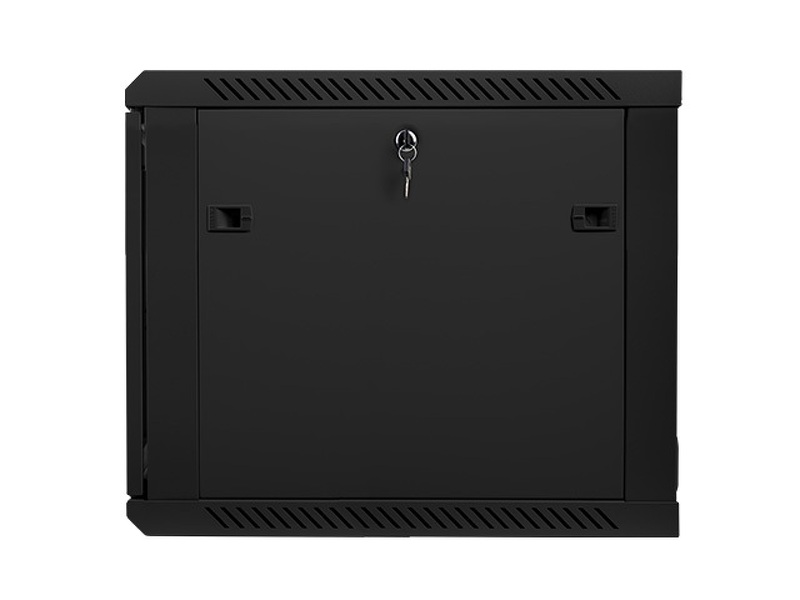 Zdjęcie produktu: Szafa instalacyjna Rack wisząca 19" 9U 600X600 czarna Flat pack V2 Lanberg (WF01-6609-10B)